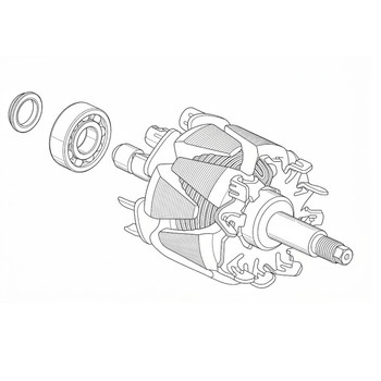 Honda OEM 31631V15003 ROTOR ASSEMBLY Honda Original Part