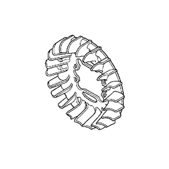 Honda OEM 19511-Z07-000 - FAN COOLING -  Honda Original Part  ** SUPERSEDED TO 19511-Z07-010 **