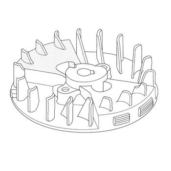 Honda OEM 31110ZVA003 FLYWHEEL Honda Original Part