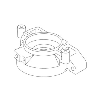 Honda OEM 31235ZV5013 BRACKET FR Honda Original Part