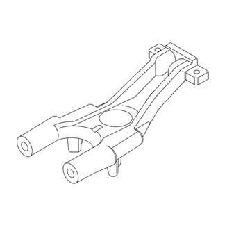 Honda OEM 50101ZZ3000 FRAME MOUNT Honda Original Part