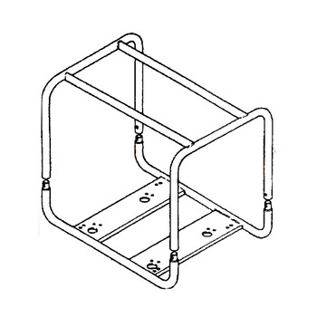 Honda OEM 78207-YB4-900 - FRAME (LOWER) - Honda Original Part - Image 1