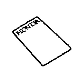 Honda OEM 87101-747-E01 - EMBLEM (HS621) -  Honda Original Part