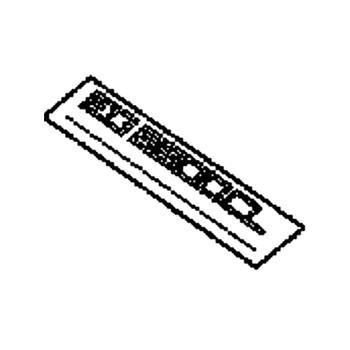 Honda OEM 87301-Z30-S30 - MARK FR (EG6500CL) -  Honda Original Part