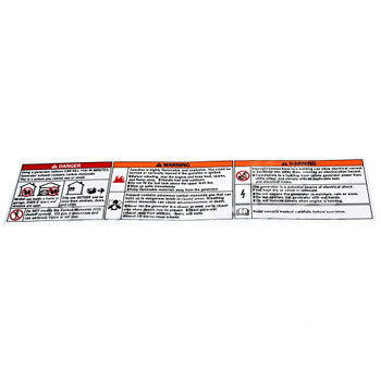 Honda OEM 87516-ZS9-W30 - LABEL -  Honda Original Part