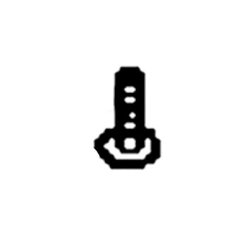 Honda OEM 90107-ZVL-000 - BOLT-WASHER (8X35) -  Honda Original Part