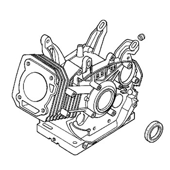 Honda OEM 12000-ZE2-040 - CYLINDER ASSEMBLY (STANDARD) -  Honda Original Part