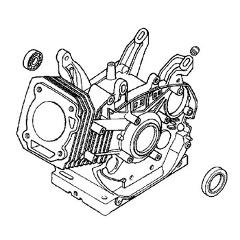 Honda OEM 12000-ZF6-W33 - CYLINDER ASSEMBLY -  Honda Original Part