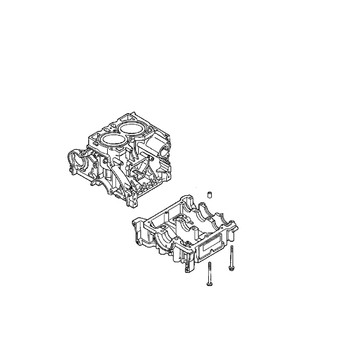 Honda OEM 12000-ZG8-L10 - BLOCK CYLINDER -  Honda Original Part