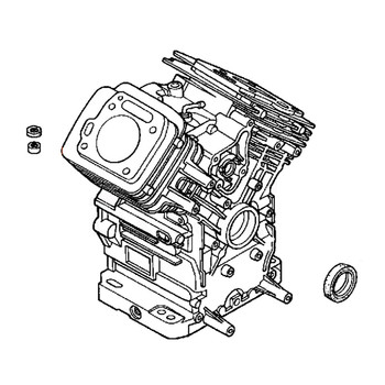 Honda OEM 12000-ZJ1-417 - CYLINDER ASSEMBLY -  Honda Original Part