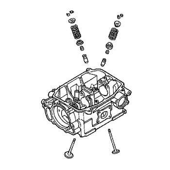 Honda OEM 12200-ZG8-L11 - CYLINDER HEAD ASSEMBLY -  Honda Original Part