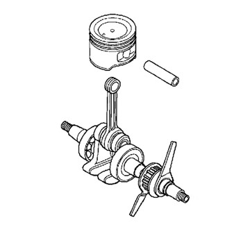 Honda OEM 13310-Z3F-U50 - CRANKSHAFT -  Honda Original Part