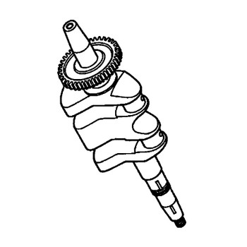 Honda OEM 13310-ZA0-950 - CRANKSHAFT - Honda Original Part - Image 1