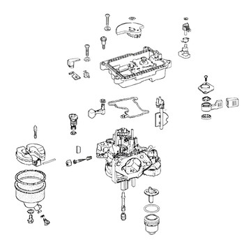 Honda OEM 16100Z1CH22 CARBURETOR (BE92E B) Honda Original Part