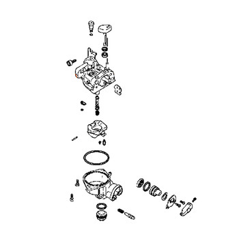 Honda OEM 16100-Z1T-AA2 - CARBURETOR (LMJ 61) -  Honda Original Part - NO LONGER AVAILABLE