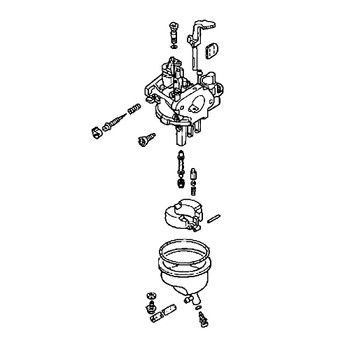 Honda OEM 16100-Z4C-821 - CARBURETOR (BF31M A) -  Honda Original Part