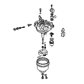 Honda OEM 16100-Z4M-WB1 - CARBURETOR (BE61V A) -  Honda Original Part