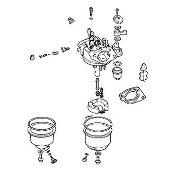 Honda OEM 16100-ZH7-801 - CARBURETOR (BE13A B) -  Honda Original Part