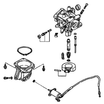 Honda OEM 16100-ZJ1-862 - CARBURETOR (BG22J B) - Honda Original Part - Image 1