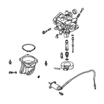 Honda OEM 16100-ZJ1-912 - CARBURETOR (BG22Q B) -  Honda Original Part