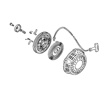 Honda OEM 28400-Z0T-003ZF - STARTER ASSEMBLY Y131 -  Honda Original Part