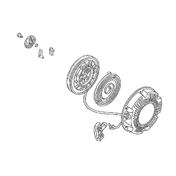 Honda OEM 28400-ZG0-W02ZA - STARTER ASSEMBLY NH1 -  Honda Original Part
