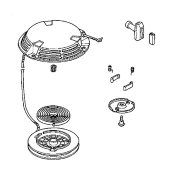 Honda OEM 28400ZG9T42 STARTER RECOIL  Honda Original Part - NO LONGER AVAILABLE