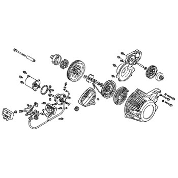 Honda OEM 28400-ZL8-H21 - STARTER RECOIL -  Honda Original Part Honda OEM 28400-ZL8-H21 - STARTER RECOIL -  Honda Original Part