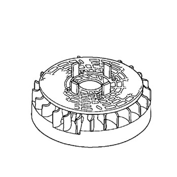 Honda OEM 31105-Z0Y-010 - FLYWHEEL ASSY. - Honda Original Part - Image 1