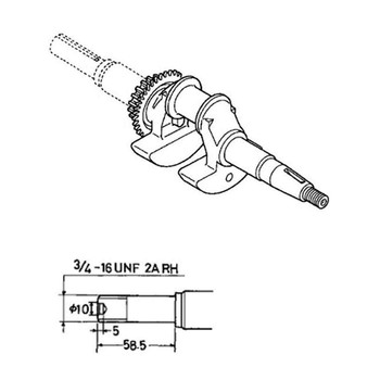 Honda OEM 06131-Z8A-W10 - CRANKSHAFT KIT - Honda Original Part - Image 1