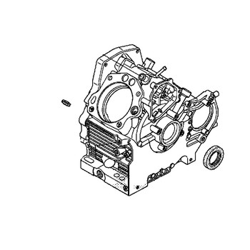 Honda OEM 11100-Z6L-821 - CRANKCASE ASSEMBLY -  Honda Original Part