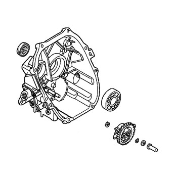 Honda OEM 11300-Z0D-Q00 - COVER ASSEMBLY CRANKCASE (V700) -  Honda Original Part