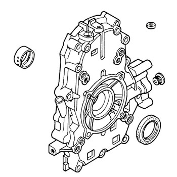 Honda OEM 11300ZJ1000 COVER CRANKCASE Honda Original Part