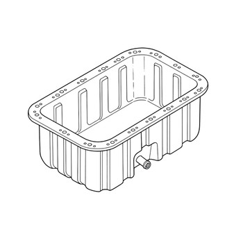 Honda OEM 11310-ZG5-D01 - PAN OIL -  Honda Original Part