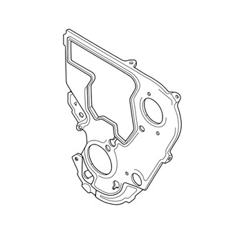 Honda OEM 11810-ZA0-Y10 - COVER TIMING BELT B -  Honda Original Part