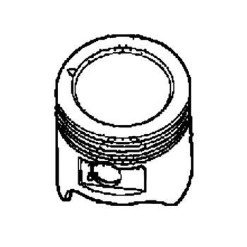 Honda OEM 13101-ZE3-W01 - PISTON (STD) - Honda Original Part - Image 1