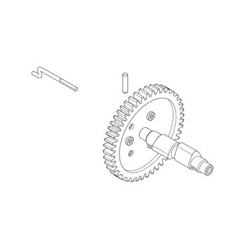 Honda OEM 14100Z6DV40 CAMSHAFT ASSEMBLY Honda Original Part