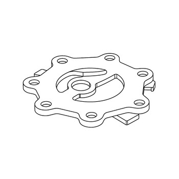 Honda OEM 15116-ZV5-000 - COVER OIL PUMP -  Honda Original Part