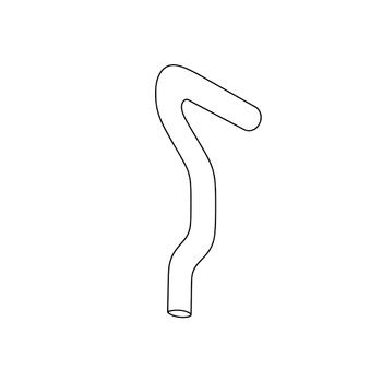Honda OEM 16346-ZG3-000 - TUBE FUEL -  Honda Original Part