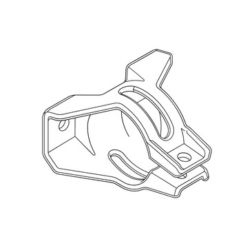 Honda OEM 16675ZV7781 STAY SOLENOID Honda Original Part