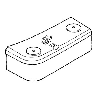 Honda OEM 17231ZG9800ZD COVER T50 (TXT) Honda Original Part