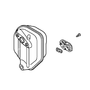 Honda OEM 18310-Z3V-800 - MUFFLER COMP -  Honda Original Part