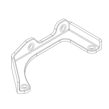 Honda OEM 18339Z0A801 BRACKET MUFFLER Honda Original Part
