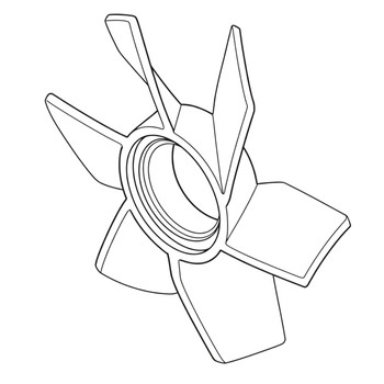 Honda OEM 19040-769-000 - FAN COOLING -  Honda Original Part