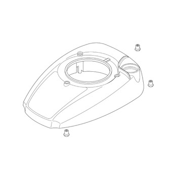 Honda OEM 19610Z0L850ZD COVER FAN T98 Honda Original Part