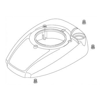 Honda OEM 19610Z0L881ZA COVER FAN NH1 Honda Original Part