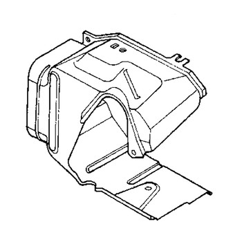 Honda OEM 19641-ZE3-791 - SHROUD HEAD -  Honda Original Part
