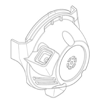 Honda OEM 28414Z0HV00ZA CASE RECOIL T91 Honda Original Part