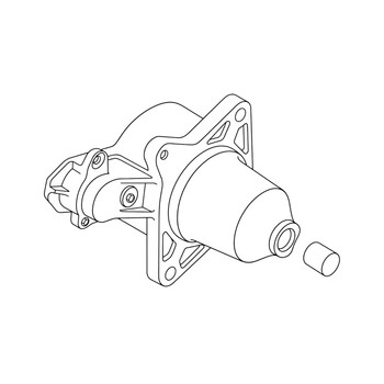 Honda OEM 31208-ZG4-801 - HOUSING DRIVE SIDE -  Honda Original Part