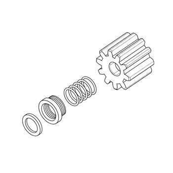 Honda OEM 31213-ZG5-003 - GEAR SET PINION -  Honda Original Part